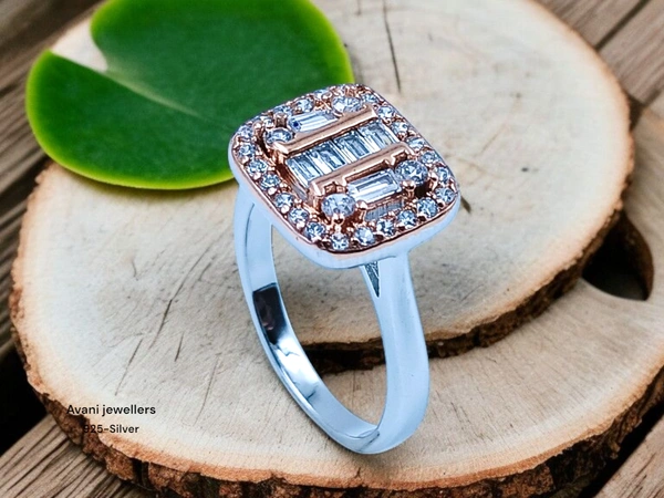 Silver Ladies Fancy Ring - 11, 3.14
