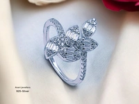 Silver Ladies Fancy Ring - 9, 2.39