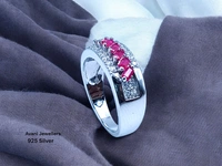 Silver Ladies Fancy Ring - 3.24, 9