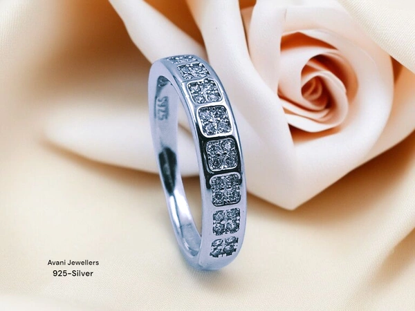 Silver Ladies Fancy Ring - 12, 2.38