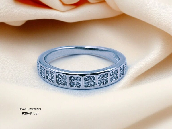 Silver Ladies Fancy Ring - 12, 2.38