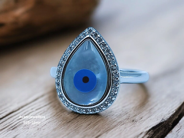 Silver Ladies Fancy Ring - 13, 4.19