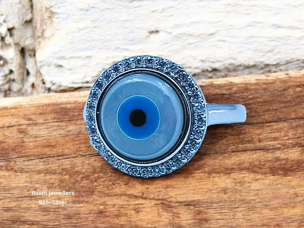 Silver Ladies Fancy Ring - 11, 2.96