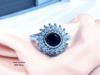 Silver Ladies Fancy Ring - 3.69, 11