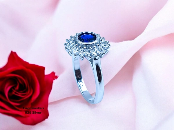 Silver Ladies Fancy Ring - 3.65, 13