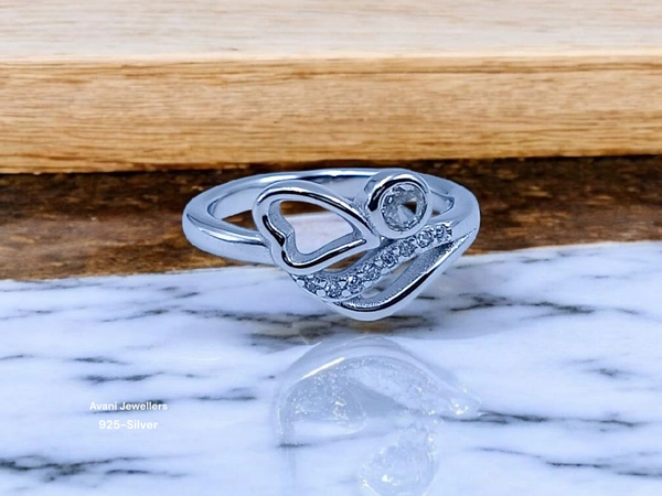 Silver Ladies Fancy Ring - 2.4, 9