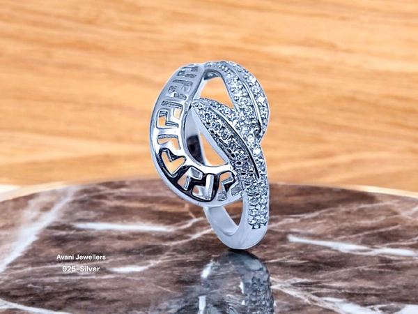 Silver Ladies Fancy Ring - 2.75, 13