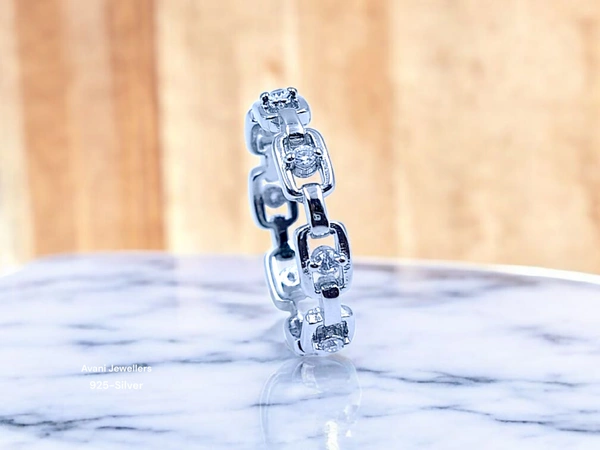 Silver Ladies Fancy Ring - 2.14, 13