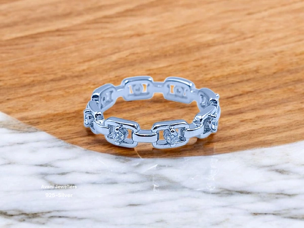 Silver Ladies Fancy Ring - 2.14, 13