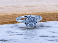 Silver Ladies Fancy Ring - 2.03, 9