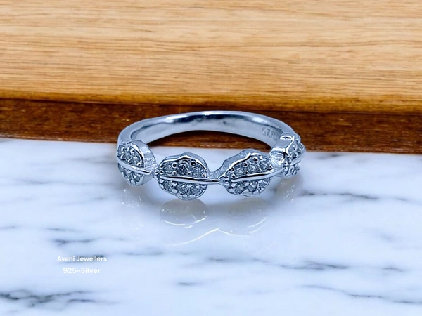 Silver Ladies Fancy Ring - 2.44, 9