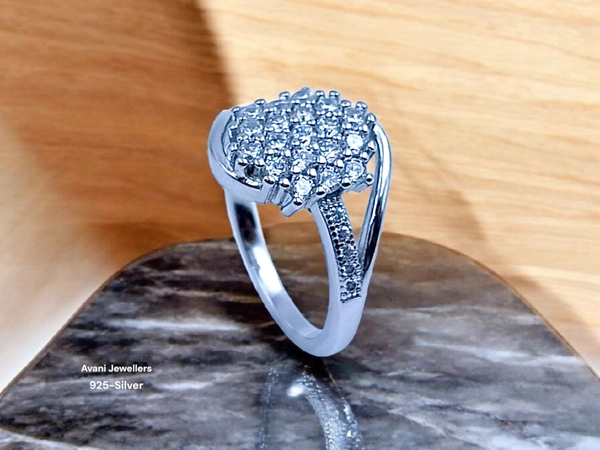 Silver Ladies Fancy Ring - 3.41, 12