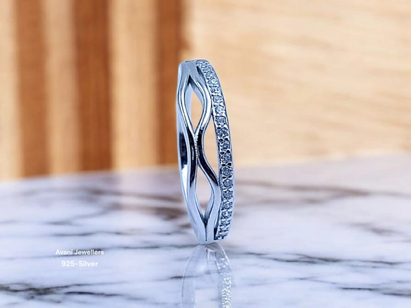 Silver Ladies Fancy Ring - 2.27, 17