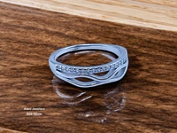 Silver Ladies Fancy Ring - 2.27, 17