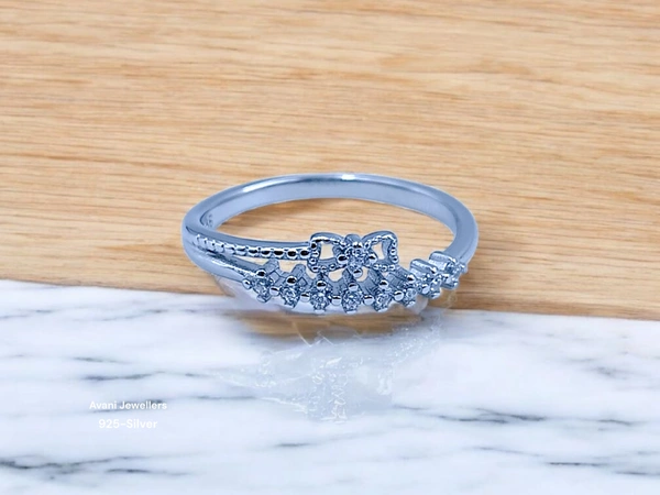 Silver Ladies Fancy Ring - 1.64, 14