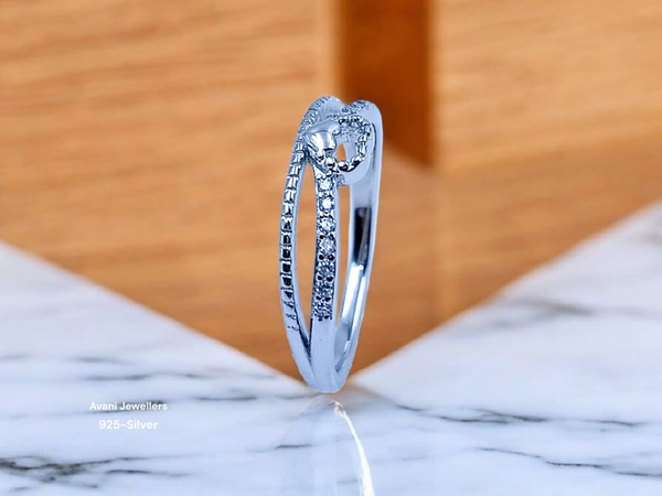 Silver Ladies Fancy Ring - 1.64, 12