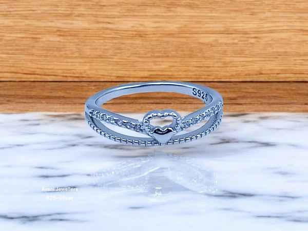Silver Ladies Fancy Ring - 1.64, 12
