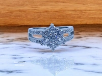 Silver Ladies Fancy Ring - 3.37, 9