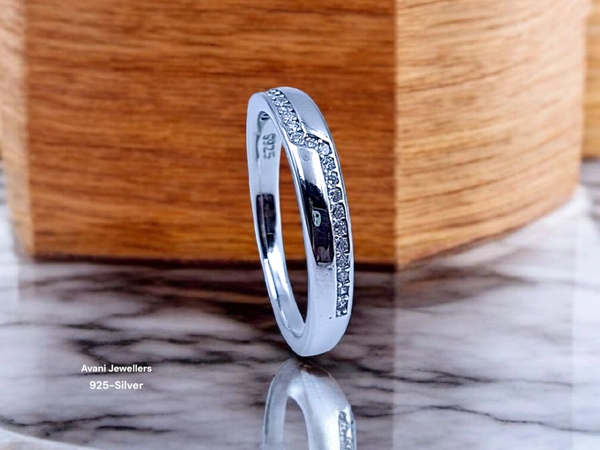 Silver Ladies Fancy Ring - 2.68, 18