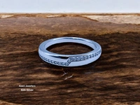 Silver Ladies Fancy Ring - 2.68, 18