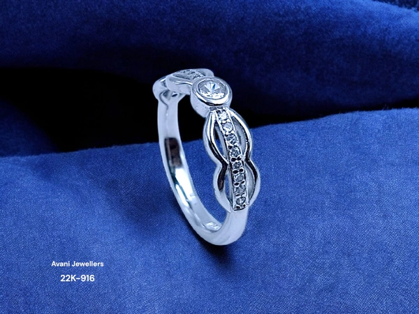 Silver Ladies Fancy Ring - 2.3, 9