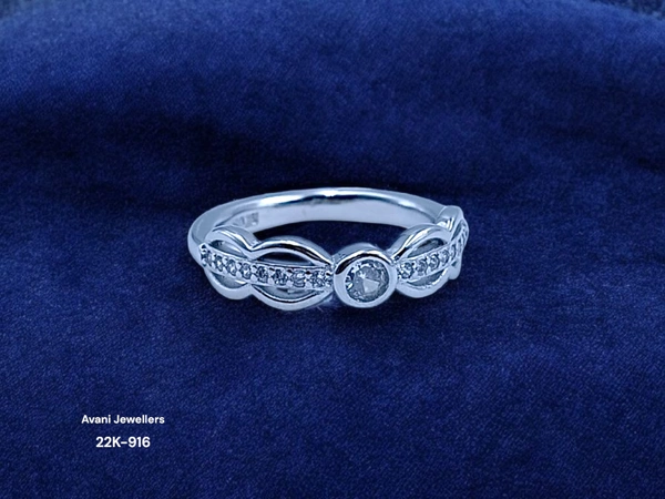 Silver Ladies Fancy Ring - 2.3, 9