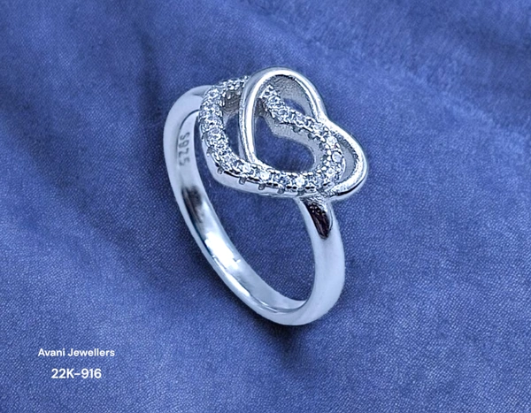 Silver Ladies Fancy Ring - 2.43, 8