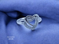 Silver Ladies Fancy Ring - 2.43, 8