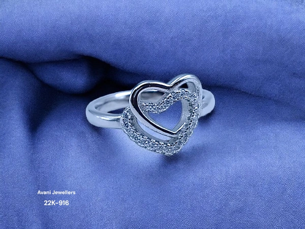 Silver Ladies Fancy Ring - 2.43, 8