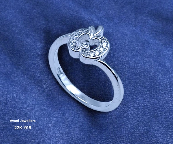 Silver Ladies Fancy Ring - 2.01, 9