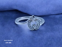 Silver Ladies Fancy Ring - 2.01, 9