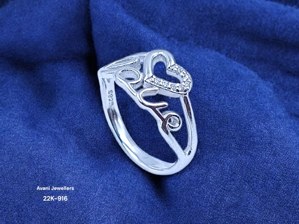 Silver Ladies Fancy Ring - 2.01, 9