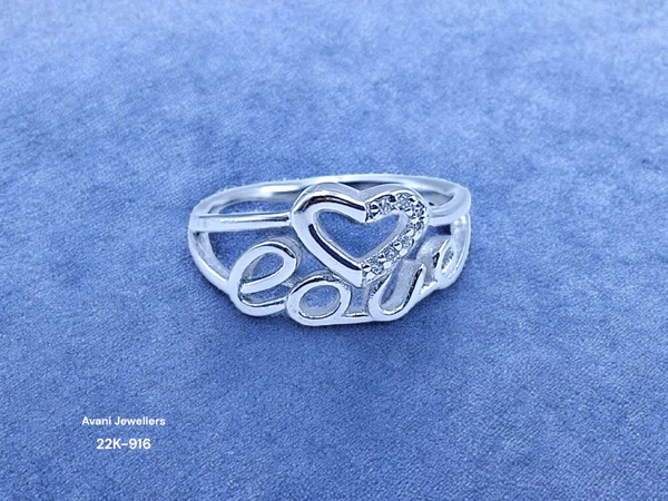Silver Ladies Fancy Ring - 2.01, 9