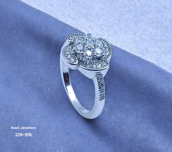 Silver Ladies Fancy Ring - 3.62, 14