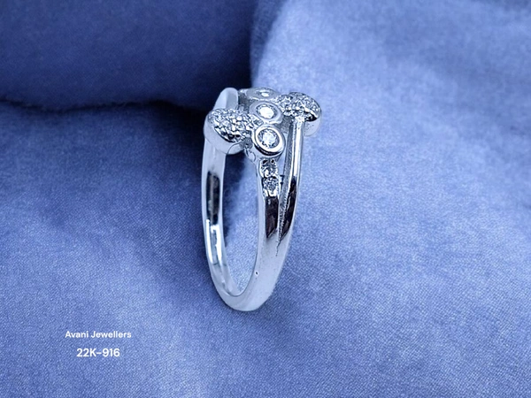 Silver Ladies Fancy Ring - 2.66, 12