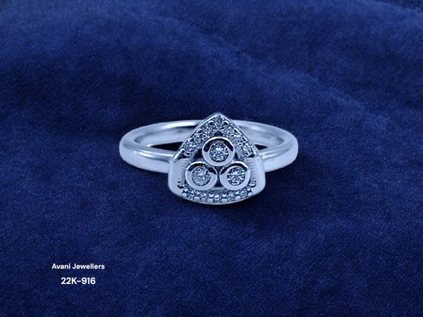 Silver Ladies Fancy Ring - 2.53, 9