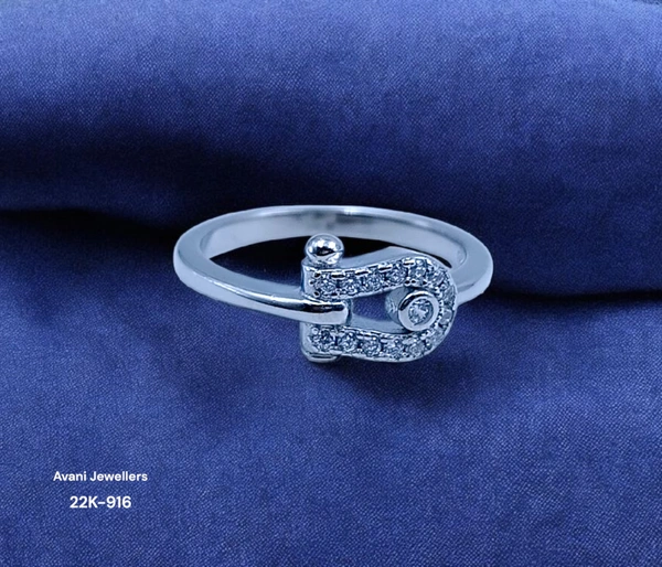 Silver Ladies Fancy Ring - 2.41, 11
