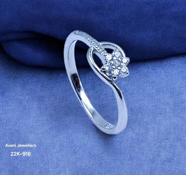 Silver Ladies Fancy Ring - 1.5, 14