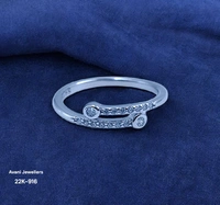 Silver Ladies Fancy Ring - 1.55, 13