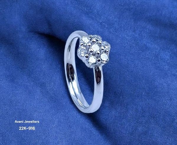 Silver Ladies Fancy Ring - 2.36, 11