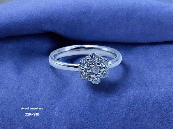 Silver Ladies Fancy Ring - 2.36, 11