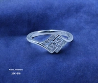 Silver Ladies Fancy Ring - 1.49, 9