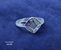 Silver Ladies Fancy Ring - 2.72, 9