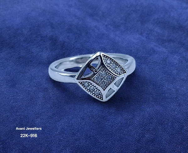 Silver Ladies Fancy Ring - 2.72, 9