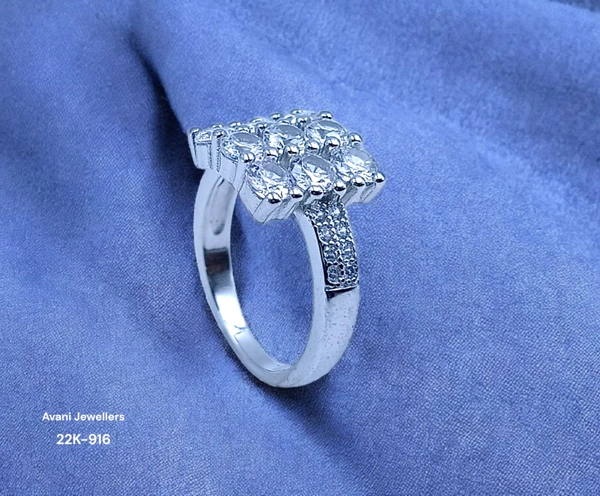 Silver Ladies Fancy Ring - 3.65, 9