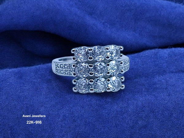 Silver Ladies Fancy Ring - 3.65, 9