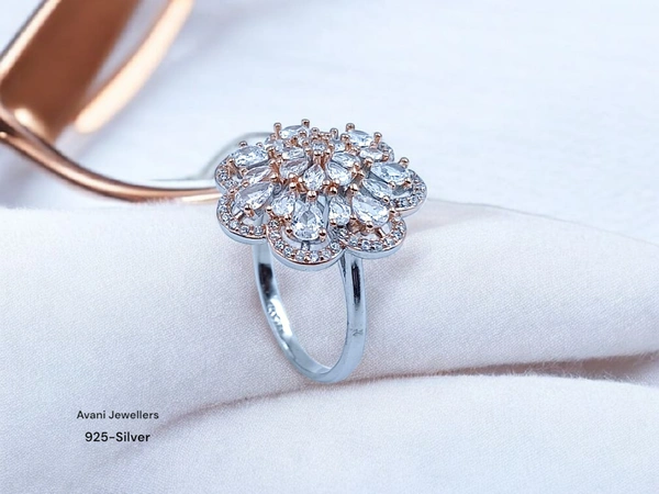 Silver Ladies Fancy Ring - 4.84, 18