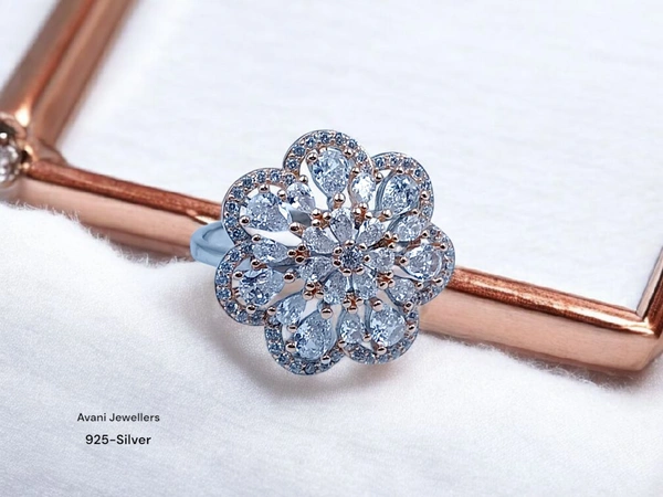 Silver Ladies Fancy Ring - 4.84, 18