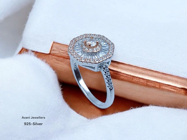 Silver Ladies Fancy Ring - 3.05, 18