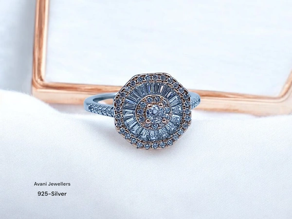 Silver Ladies Fancy Ring - 3.05, 18